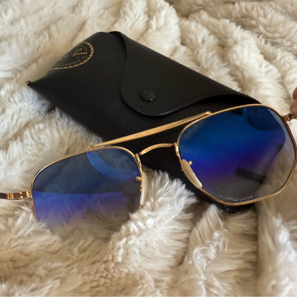 Ray-Ban The Marshal II Sunglasses RB3648 54/21 with gradient blue lens - Picture 5 of 8